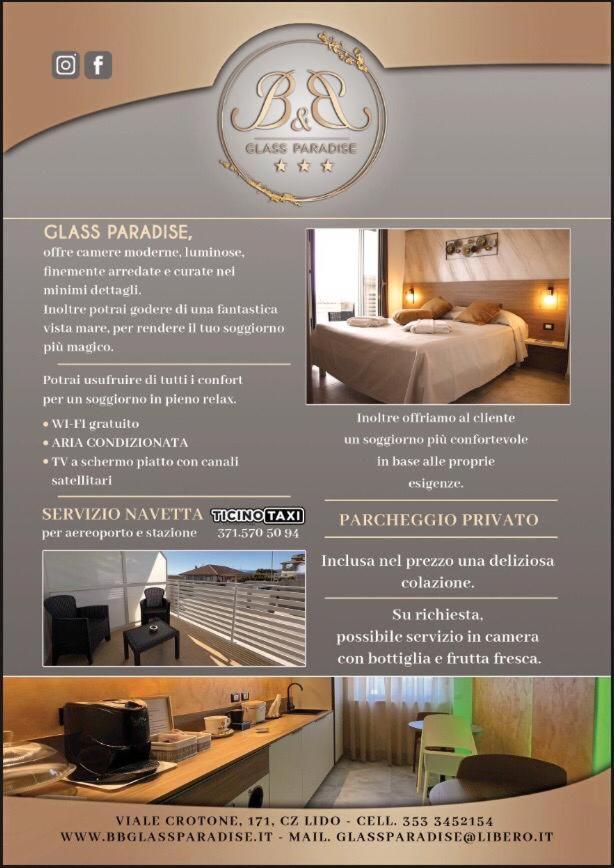 B&B Glass Paradise กาตันซาโร ภายนอก รูปภาพ